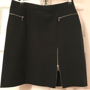 Final Sale! Black skirt with zippers